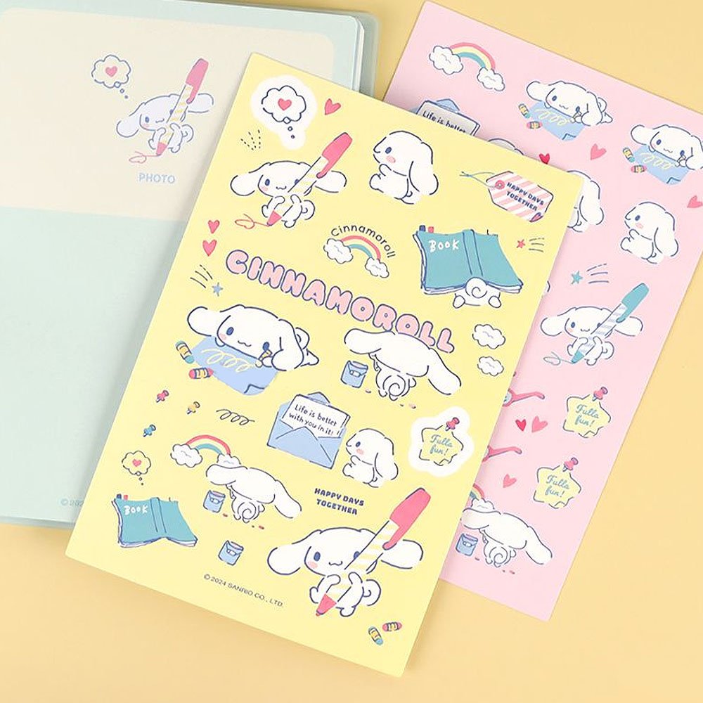 Sanrio Cinnamoroll Diary & Sticker Bag Gift Set