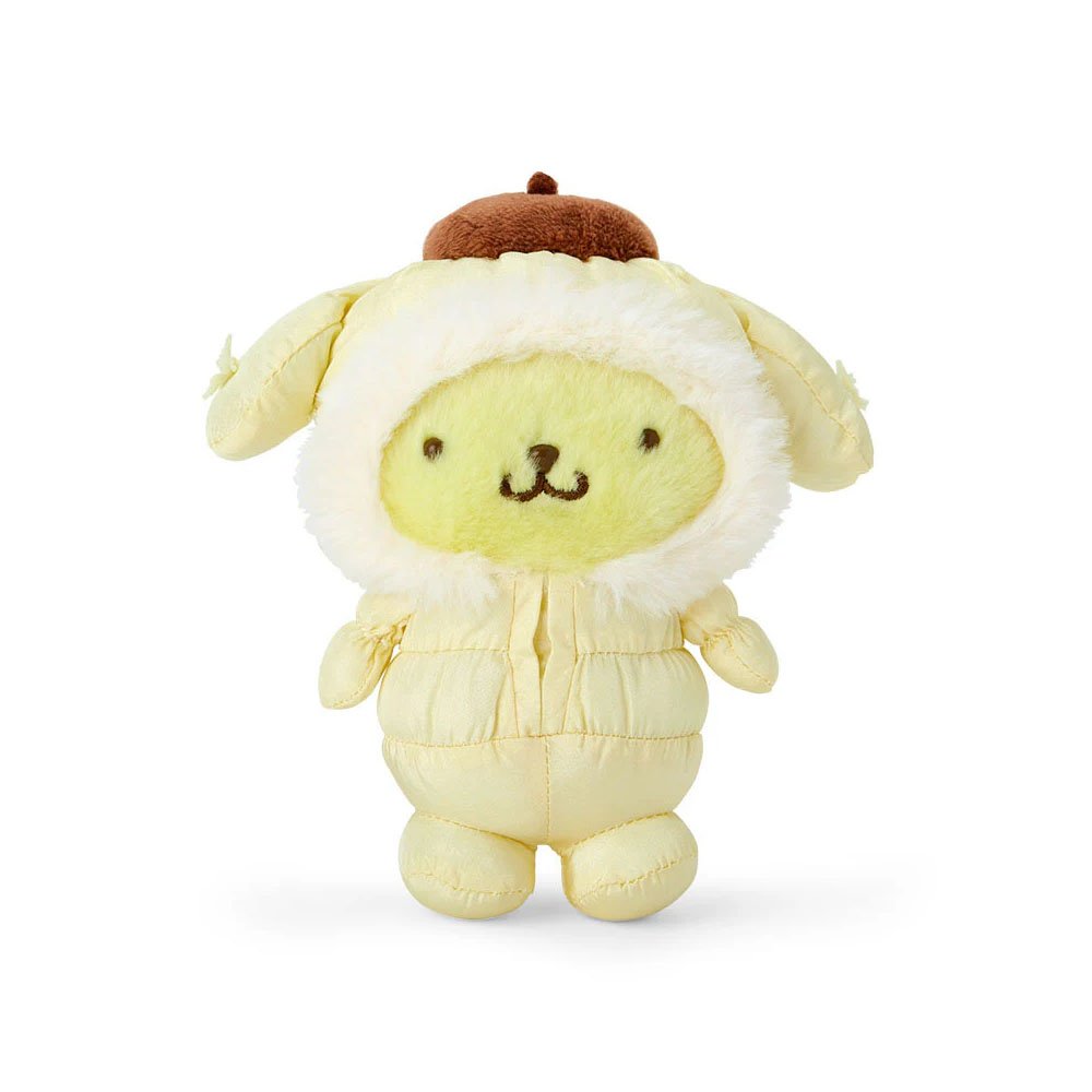 Sanrio Pompompurin Mascot Clip-On Plush: Fuwa Puku