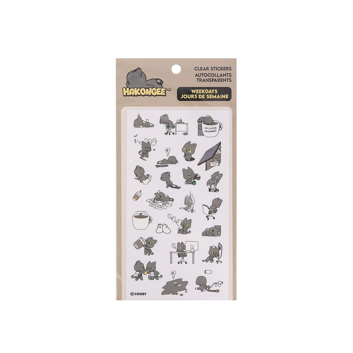 Hakongee Sticker : Weekdays