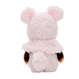 Monchhichi Pink Bear Hoodie Cape Boy 8" Plush