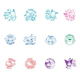 Sanrio Characters Random Water Liquid Stamp Keychain