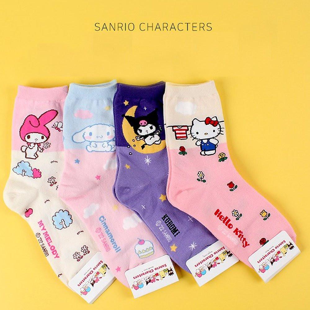 Sanrio Characters Everyday Mid-Crew Socks