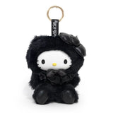 Sanrio Hello Kitty Plushie Pops Pops Noir Plush Mascot Clip-on Keychain