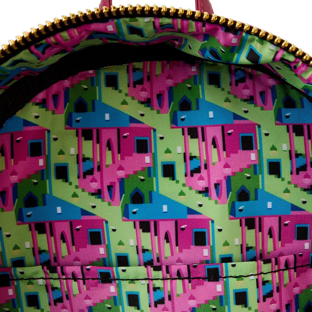 Loungefly x Squid Game Piggy Bank Masked Men Glow Mini Backpack