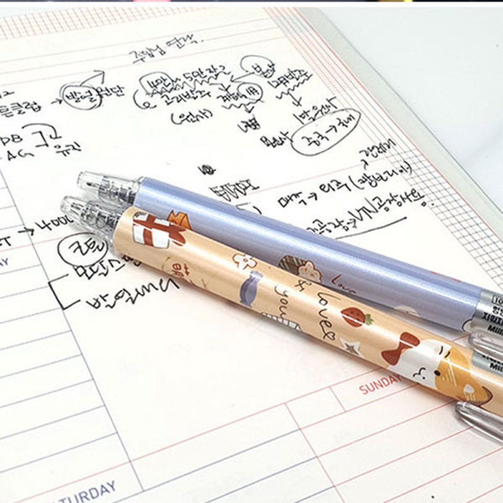 Cute Kitty & Puppy Secret Erasable Gel Pen