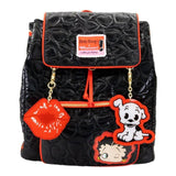 Whatever! Makes You Happy x Betty Boop Quilted Heart Trinket Backpack w/ Acrylic Charms