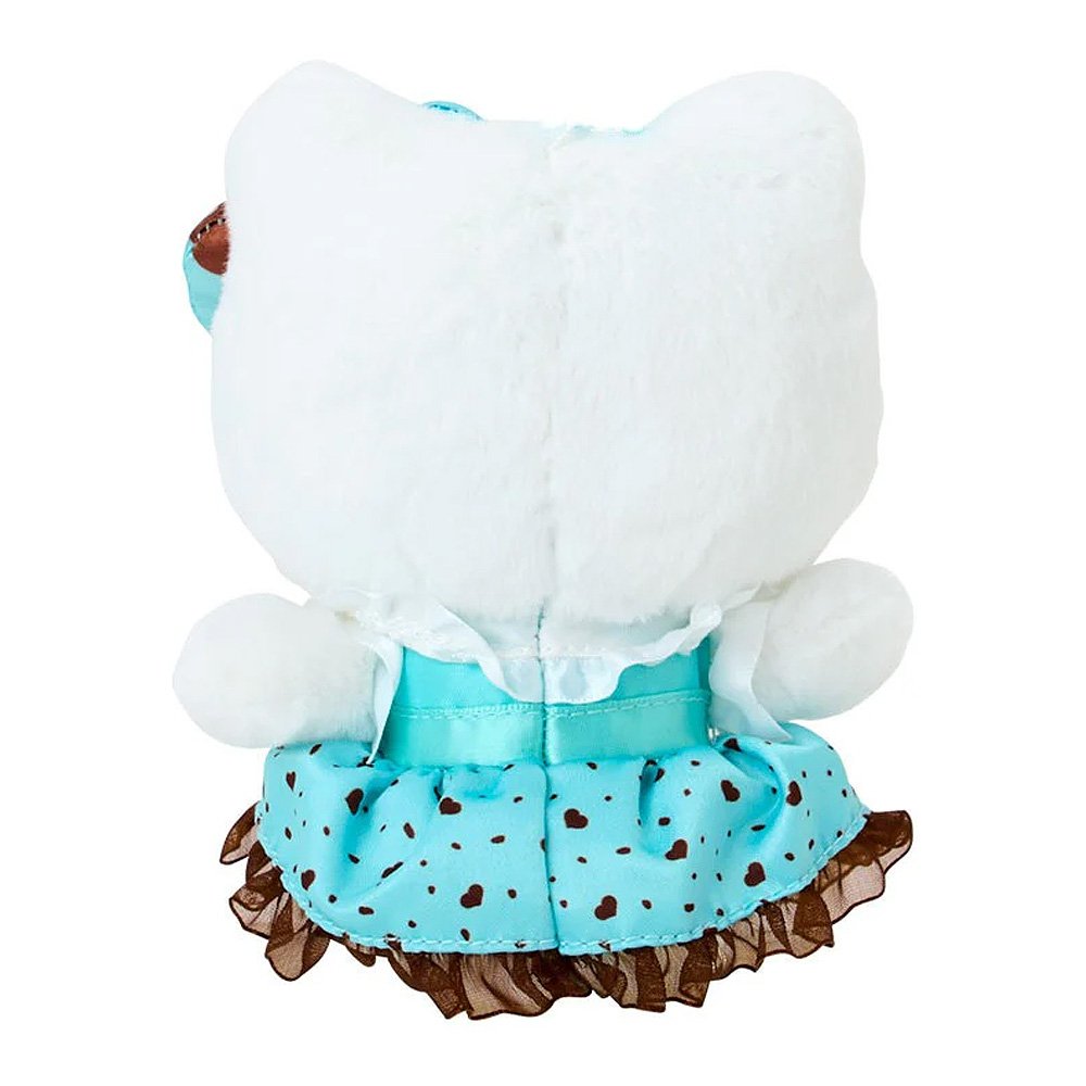 Sanrio Hello Kitty Mascot Clip-On Plush Keychain : Chocolate Mint