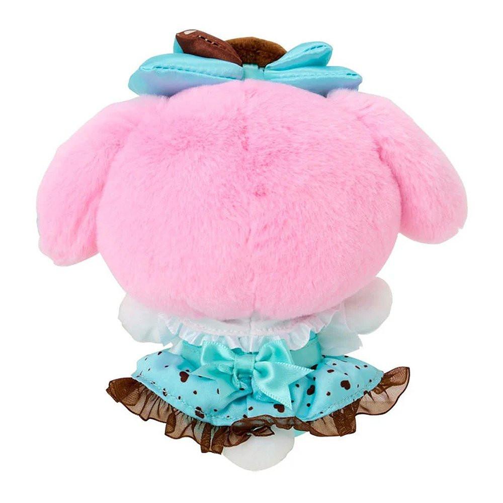 Sanrio My Melody Mascot Clip-On Plush Keychain : Chocolate Mint