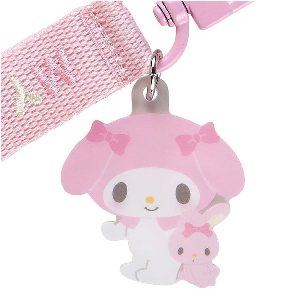 Sanrio My Melody Embroidered Logo Keychain :Retro Series