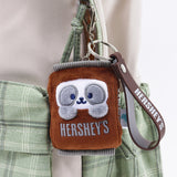 Anirollz x Hershey's Milk Chocolate Pandaroll Plush Strap Charm Keychain