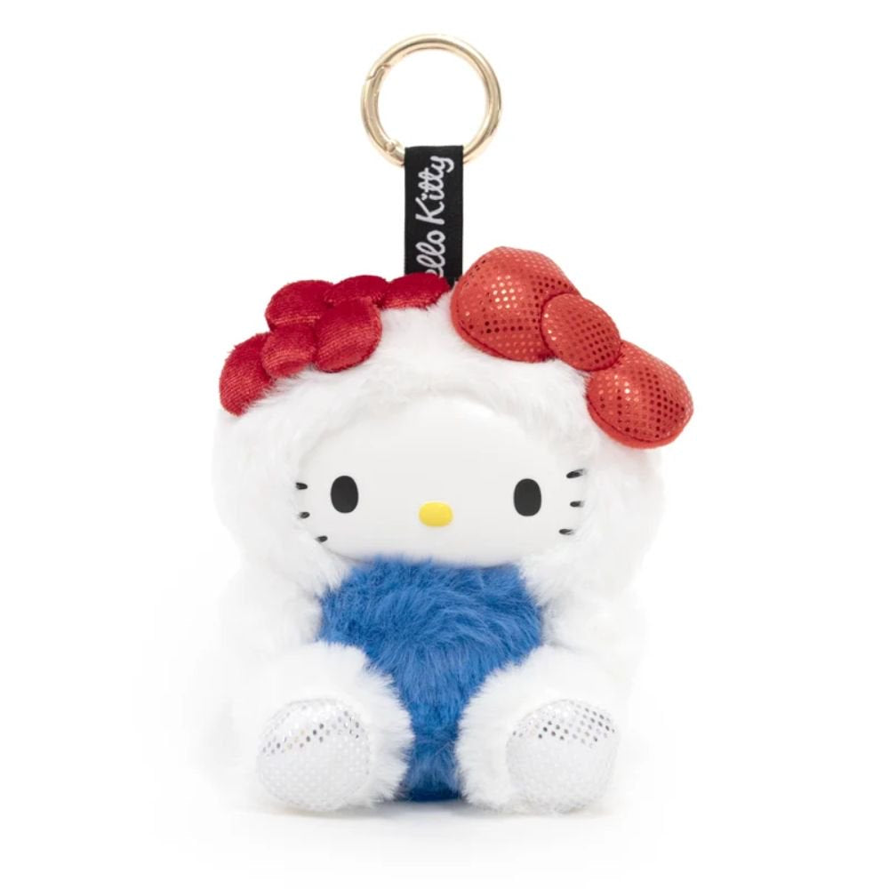 Sanrio Hello Kitty Plushie Pops Red Ribbon Plush Mascot Clip-on Keychain