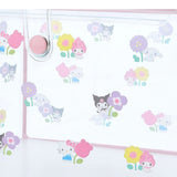 Sanrio Characters Storage Clear Box :Pastel Check