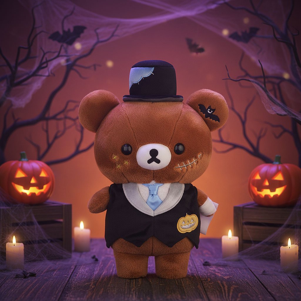 San-X Chairoikoguma Halloween Series Plush