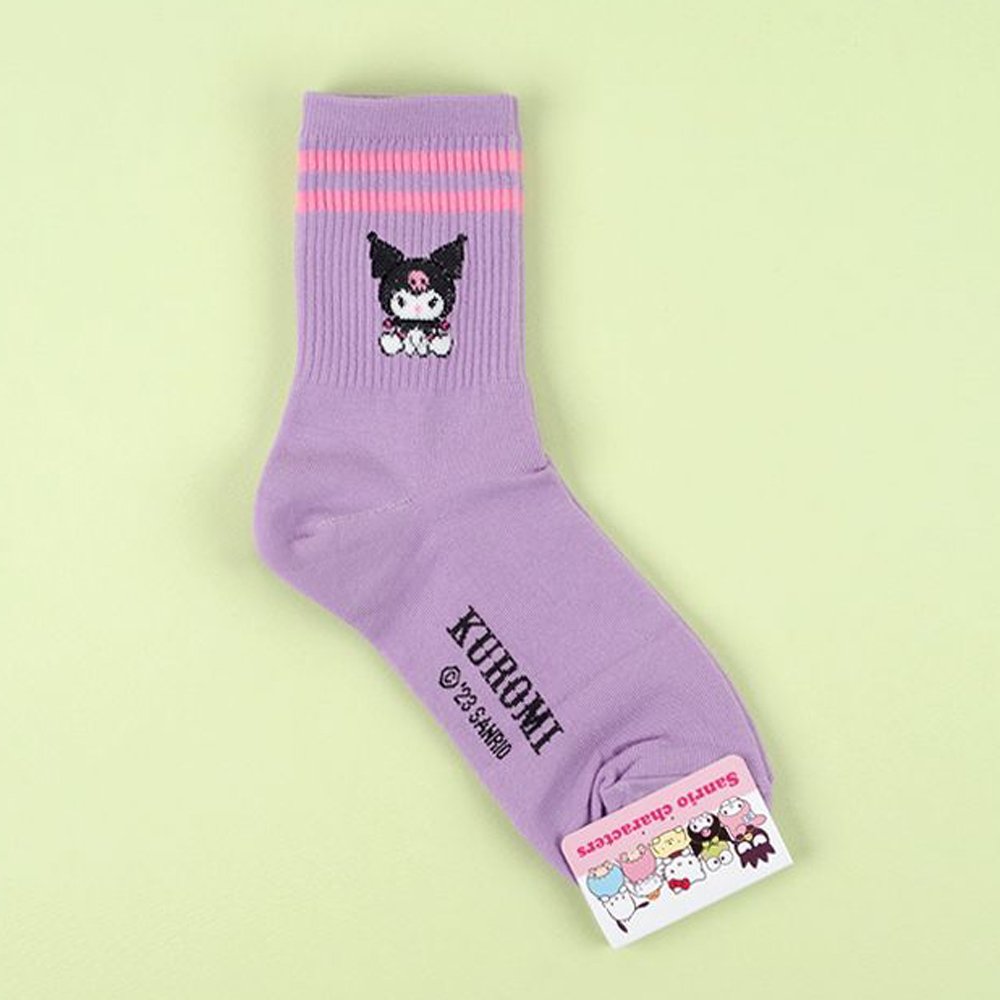 Sanrio Striped Crew Socks