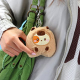 Anirollz Miniz Capybara Puppiroll Plush Charm Keychain