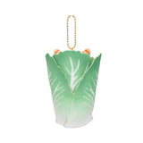Mofusand Harvested Mascot Plush Keychain : Cabbage