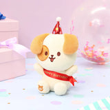Anirollz Happy Birthday Puppiroll Small Sitting Plush