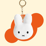 Miffy Face Mascot Plush Keychain