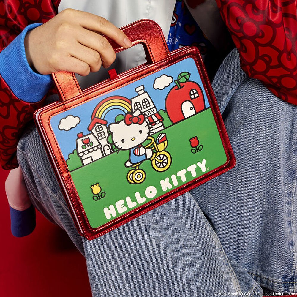 Loungefly x Sanrio Hello Kitty 50th Anniversary Metallic Lunchbox