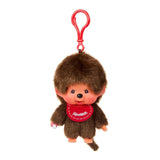 Monchhichi Red Bib Boy Clip-On Plush Keychain