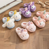 Sanrio Hello Kitty Bunny Head Fur Slippers (Kids)
