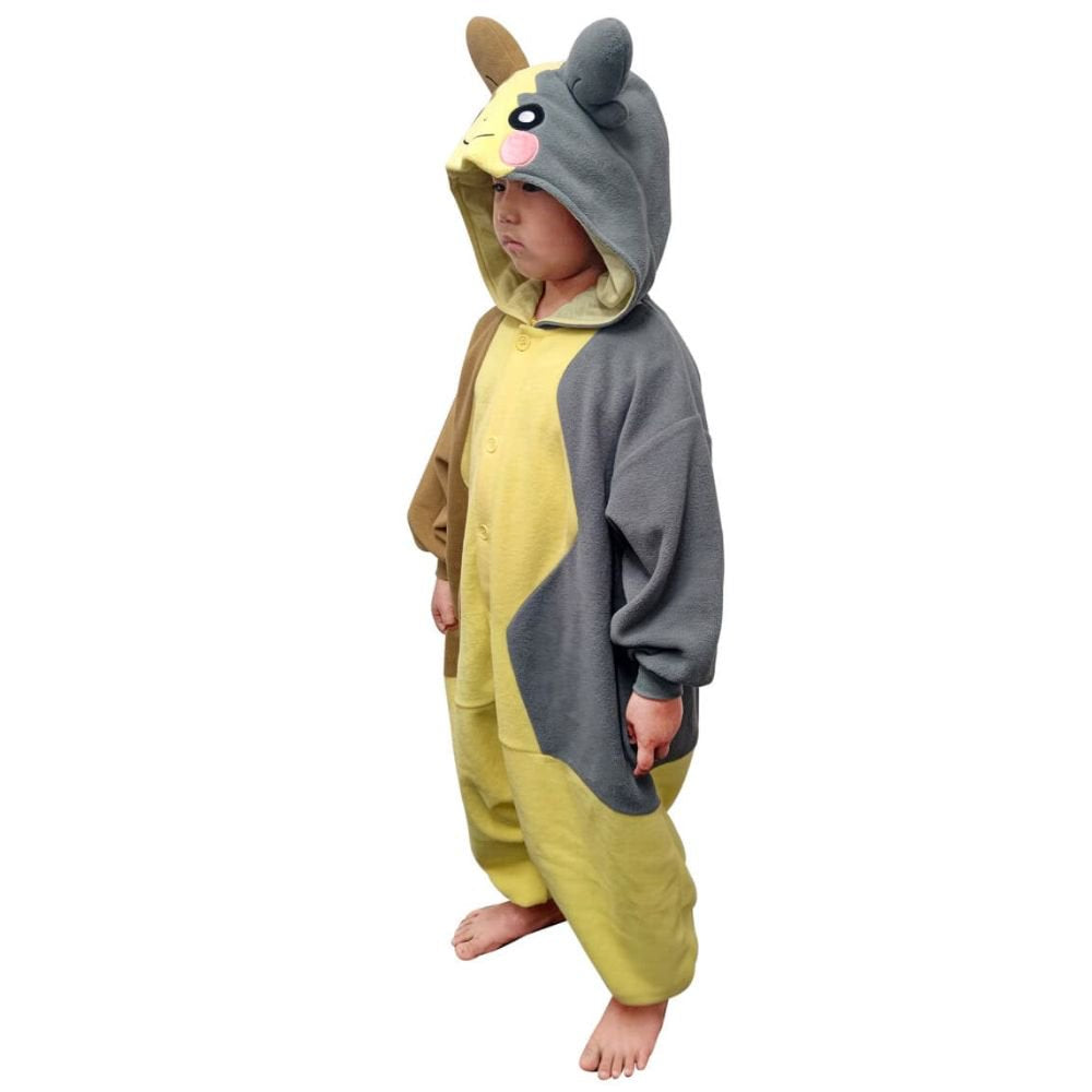 Pokemon Morpeko Kids Costume Kigurumi Full Belly Jumpsuit