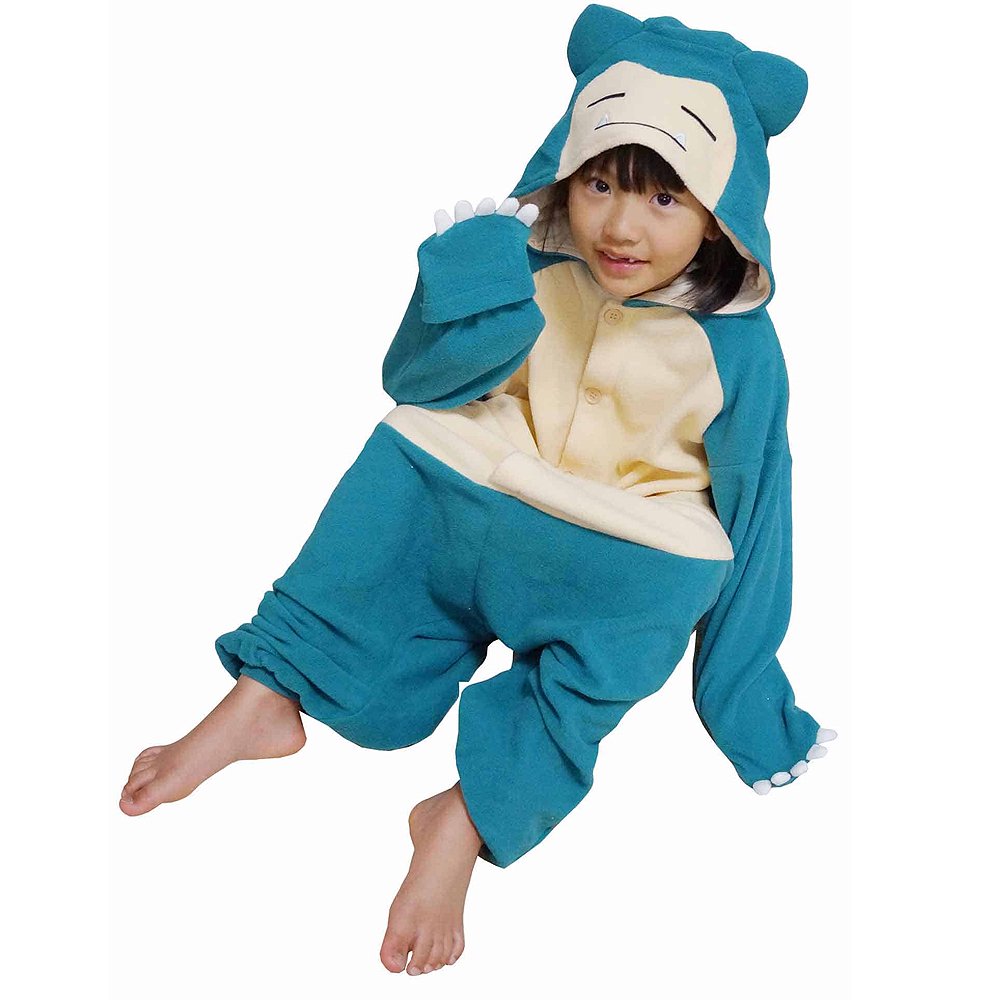 Pokemon Snorlax Kids Kigurumi Jumpsuit