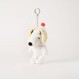 Peanuts Snoopy Vanilla Ice Cream Plush Keychain