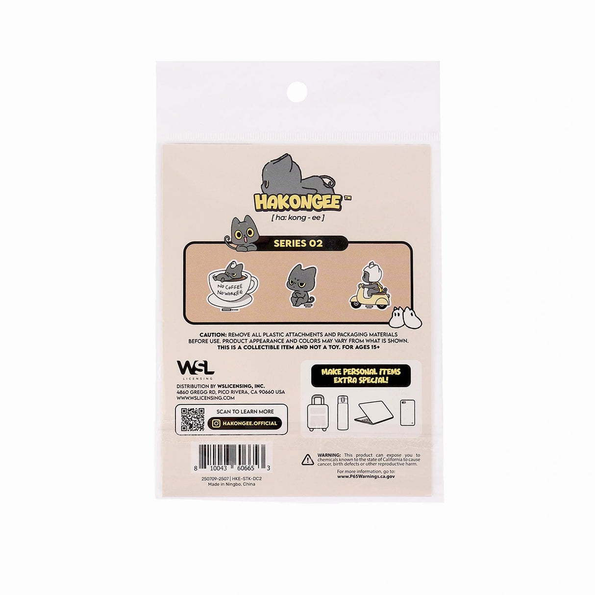 Hakongee Sticker Pack : Assorted Ver.2