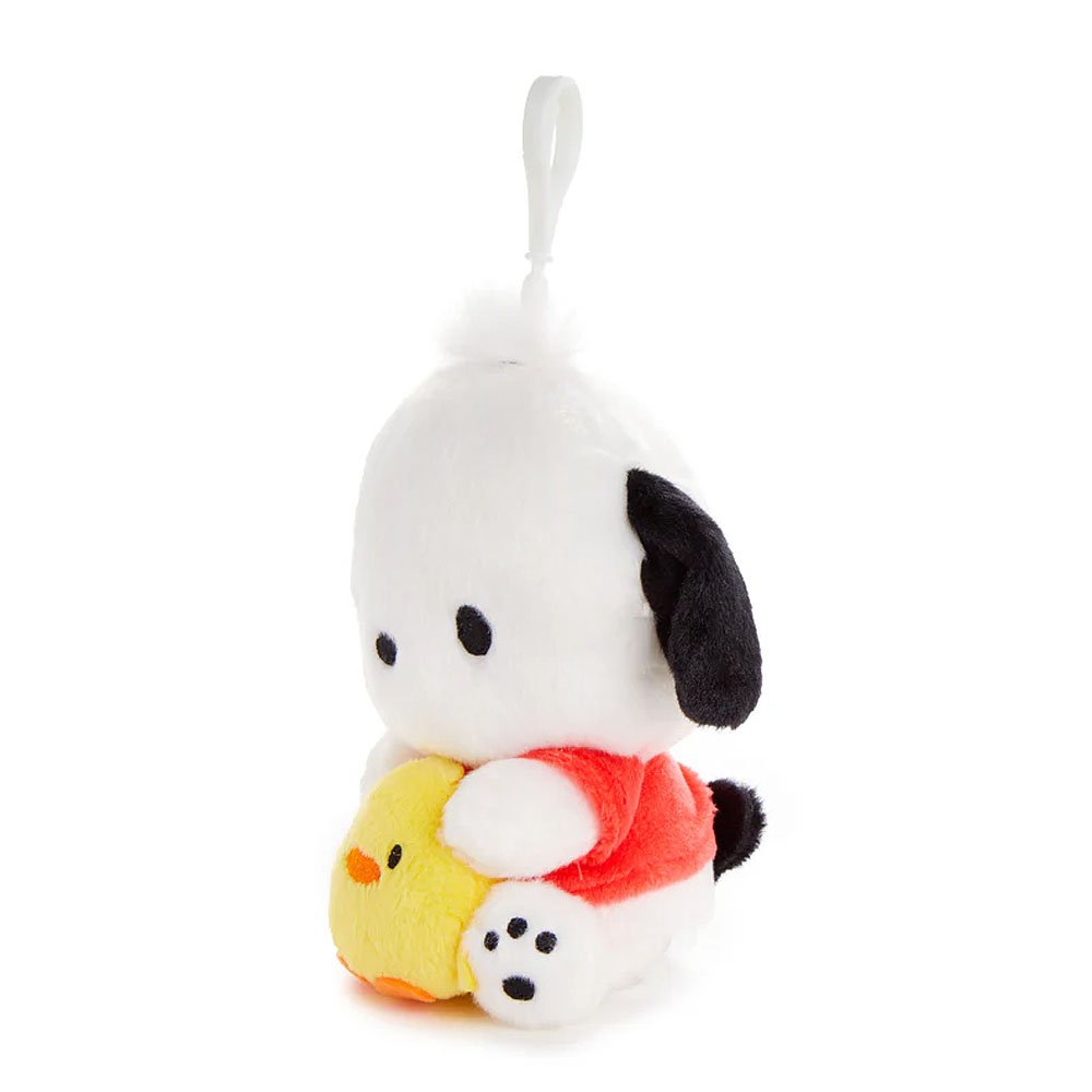Sanrio Pochacco with Pi-chans Mascot Plush Keychain