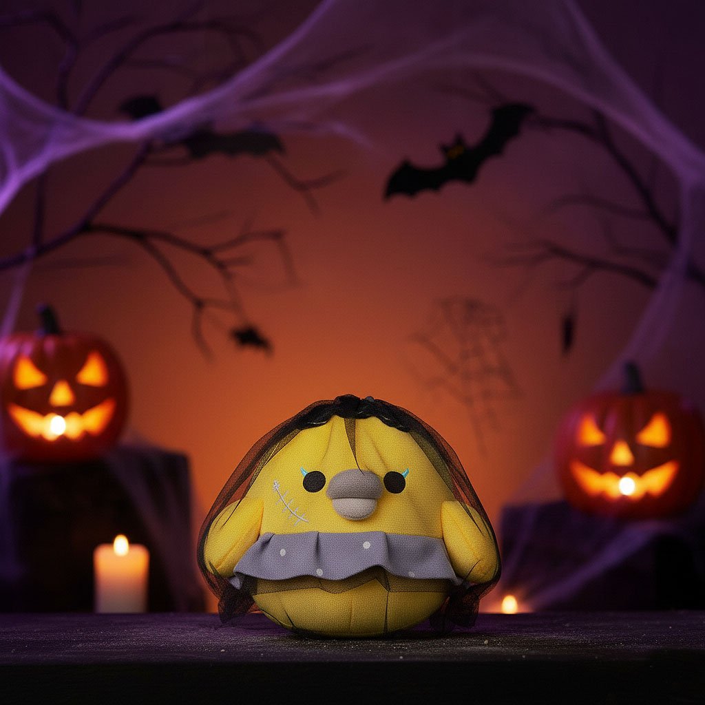 San-X Kiiroitori Halloween Bride Series Plush