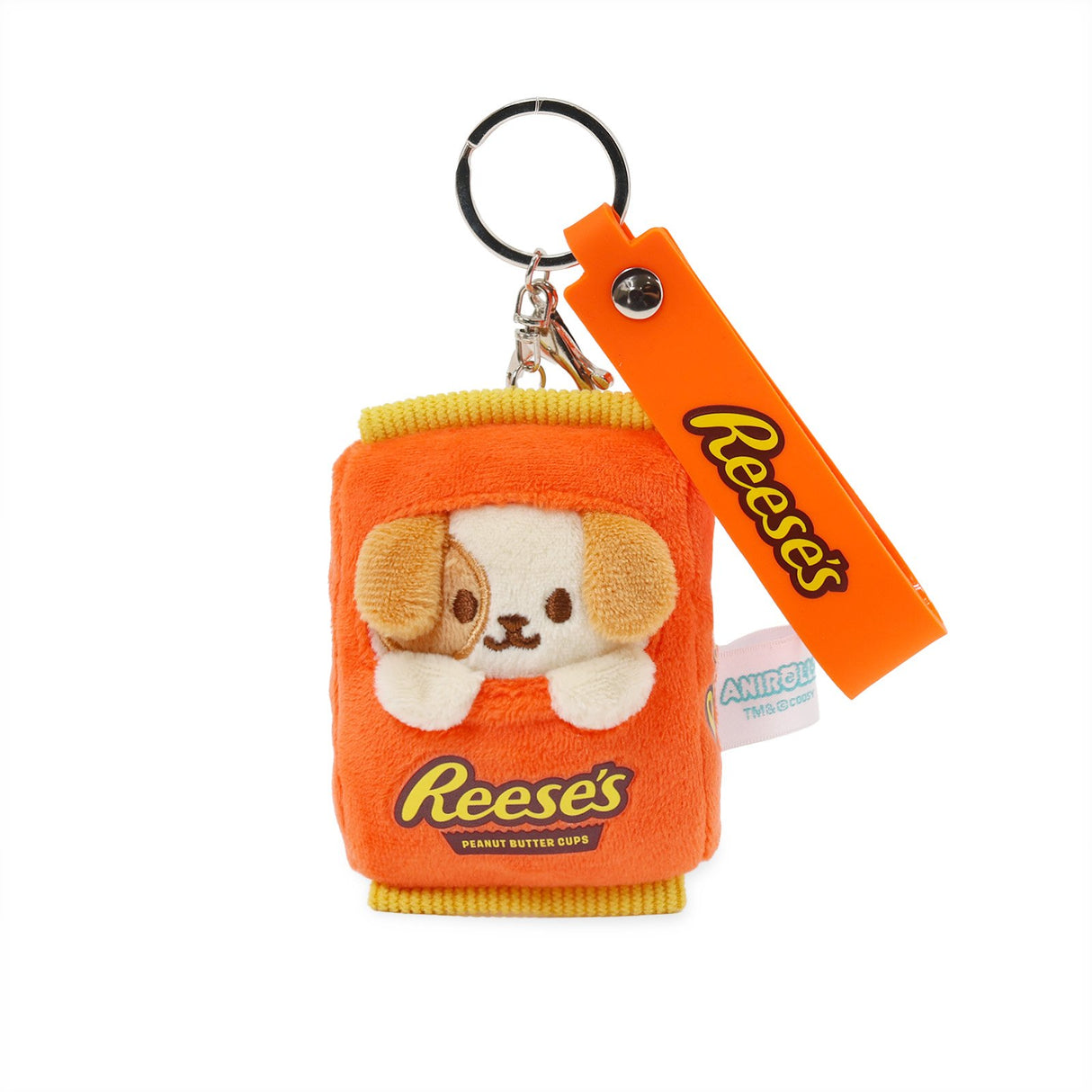 Anirollz x Reese's Puppiroll Plush Strap Charm Keychain