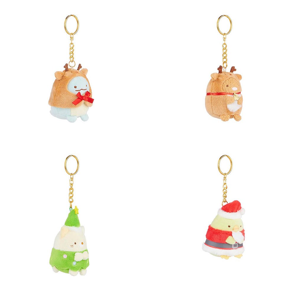 San-X Sumikkogurashi Christamas Ornaments Plush Keychain Blind Box