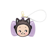 Kewpie Cat Bow Pearl Wristlet Card Holder