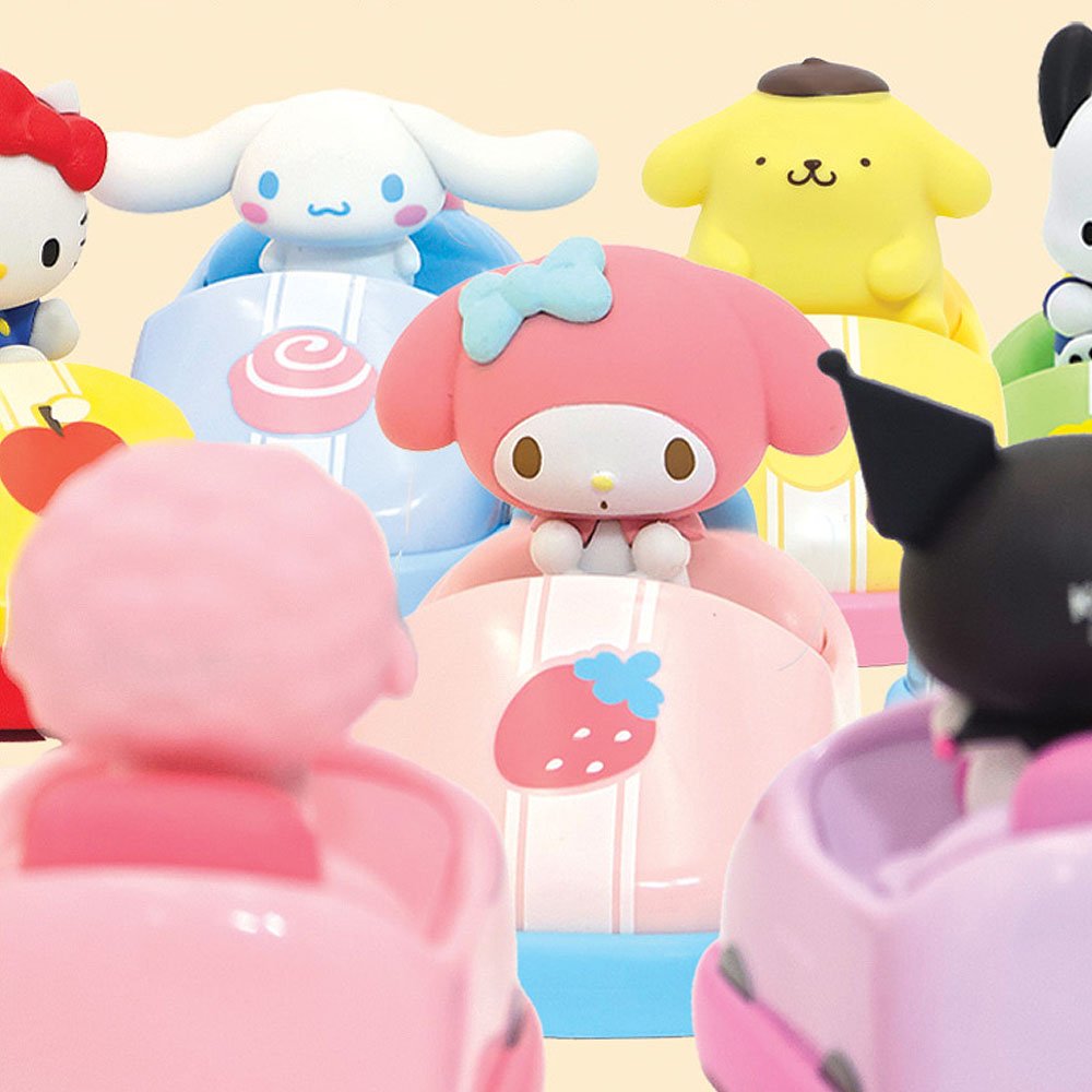 Sanrio Characters Bumper Car Figure & Puzzle Blind Box – Hello