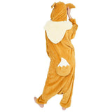 Pokemon Eevee Costume Kigurumi Jumpsuit