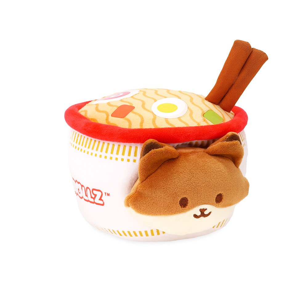 Anirollz x Cup Noodles Bowl Foxiroll Small Outfitz Plush