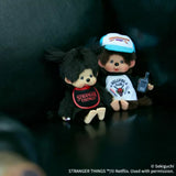 Monchhichi x Stranger Things Boy Clip-On Mascot Plush Keychain