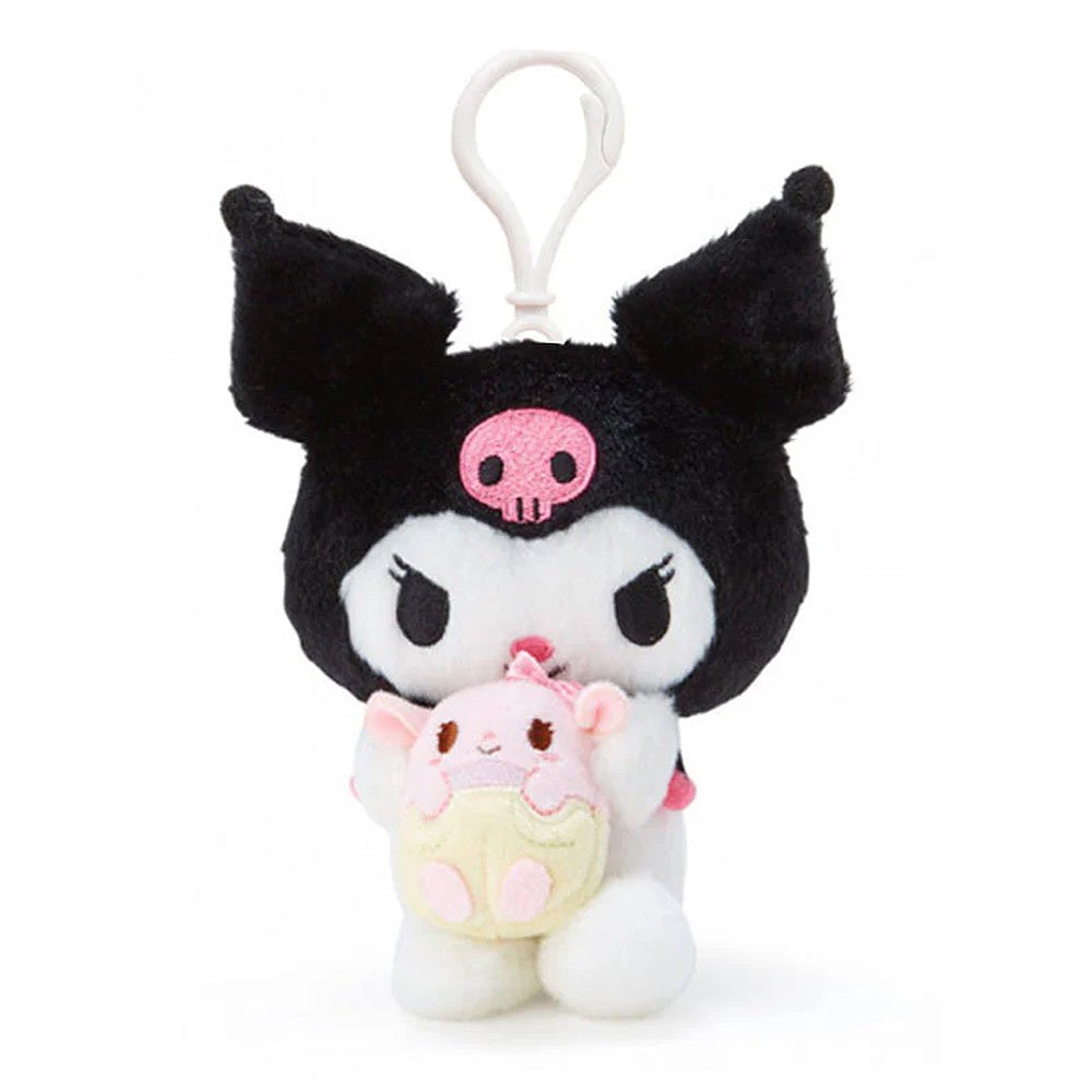 Sanrio Kuromi with Bako Mascot Plush Keychain