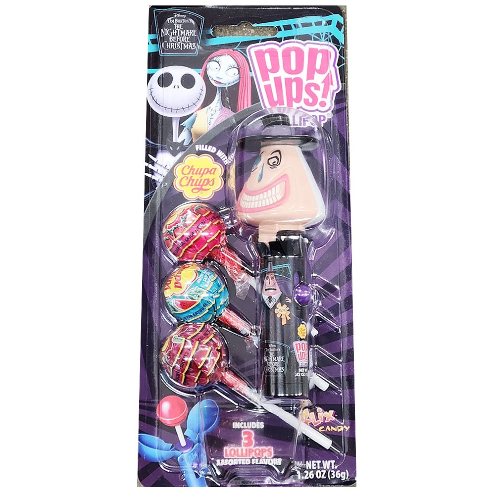 The Nightmare Before Christmas Pop Ups 3 Chupa Chups Lollipops