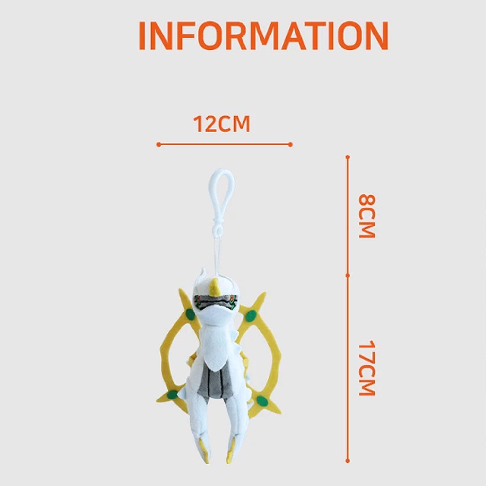 Pokemon Arceus Plush Mascot Clip-on Keychain