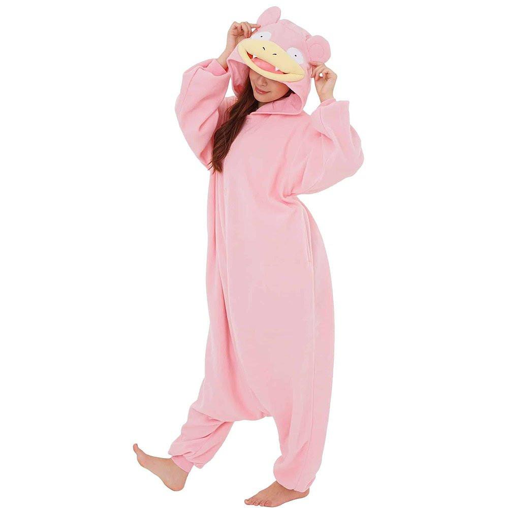 Pokemon Slowpoke Costume Kigurumi Jumpsuit