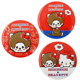 Hello Kitty x Monchhichi Tin Badge Pin Brooch