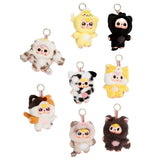 Baby Three Cat & Dog Series Plush Bag Charm Blind Box
