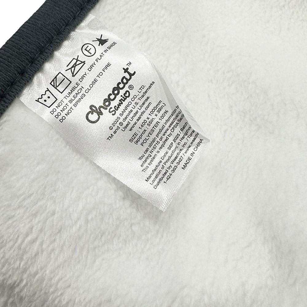 Sanrio Chococat Gingham Blanket