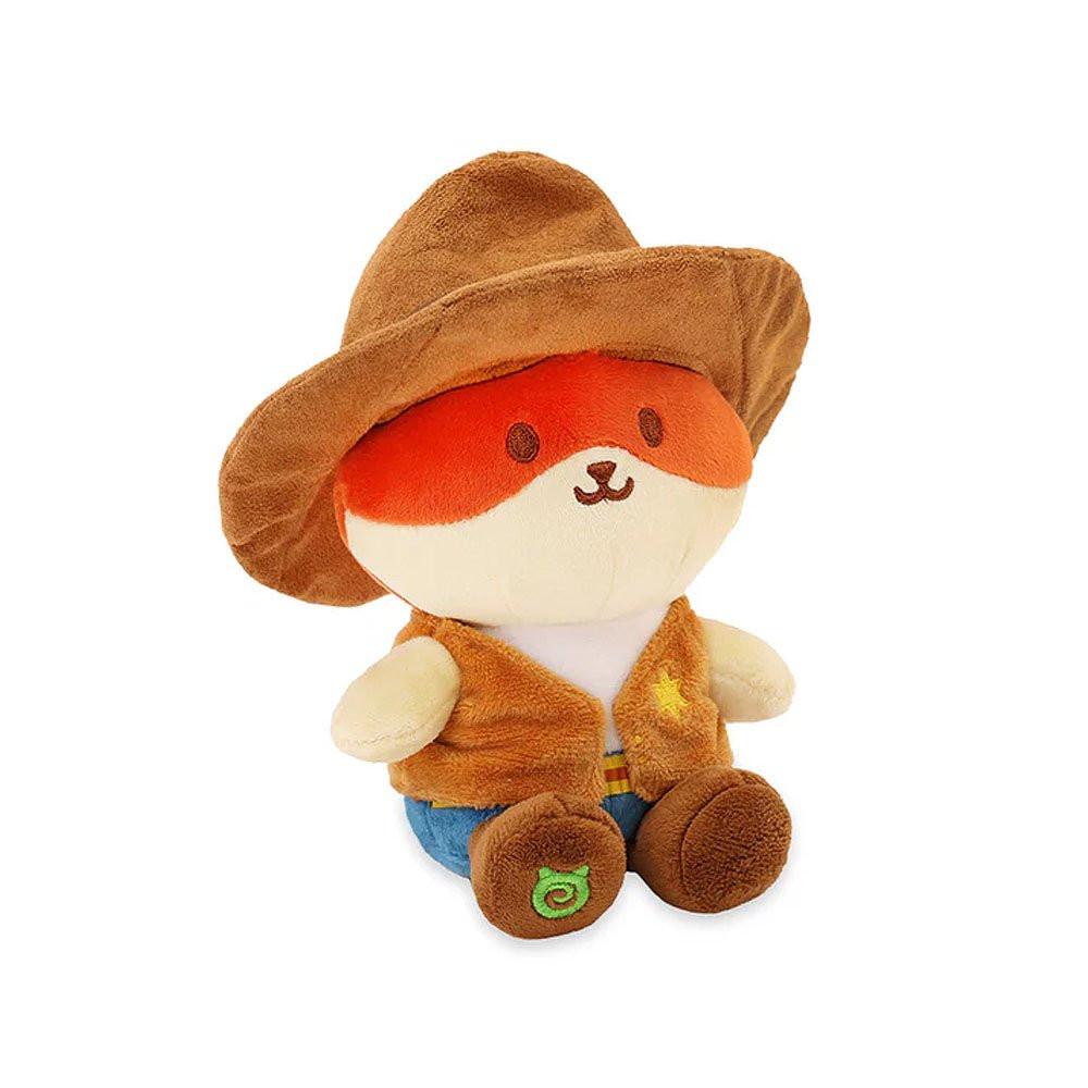 Anirollz Western Cowboy Foxiroll Small Sitting Plush