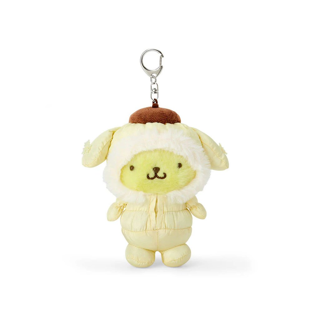 Sanrio Pompompurin Mascot Clip-On Plush: Fuwa Puku