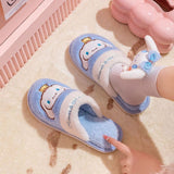 Sanrio Cinnamoroll Two Tone Fur Slippers
