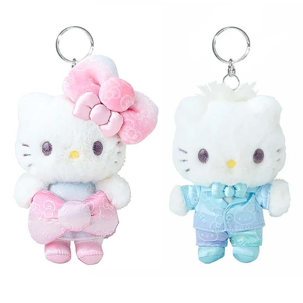 Hello Kitty & Dear Daniel 50th Anniv. Plush Mascot Keychain
