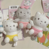 Sanrio Nya Ni Nyu Nye Nyon Mascot Plush Keychain